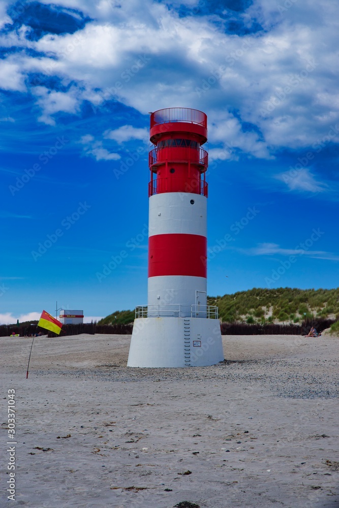Heligoland - island Dune - Lighthouse