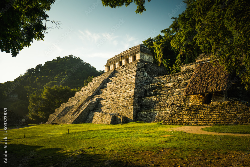 Ruines Mayas à Palenque au Mexique Ruines Mayas à Palenque au Mexique