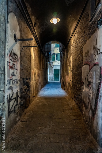 dark alley in genua, italy © Alexander