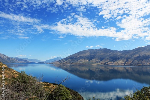 Reflektion im Lake Wanaka