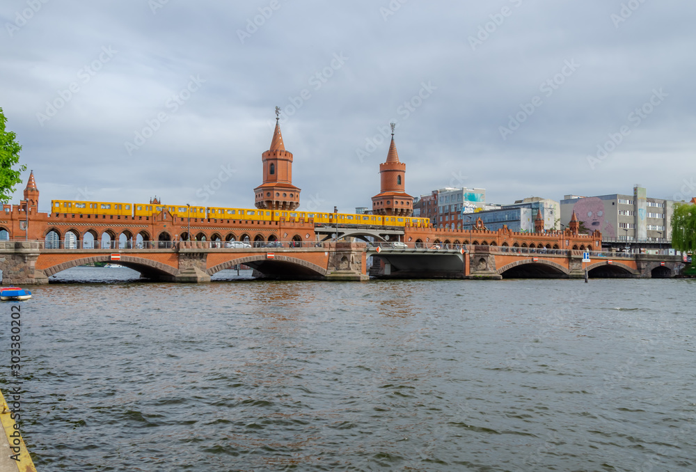 Berlin, Germany - 16 05 2012: Oberbaum Bridge