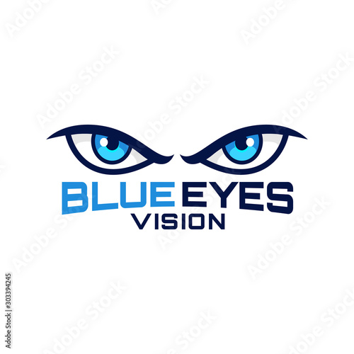 Blue Eyes Vision logo design