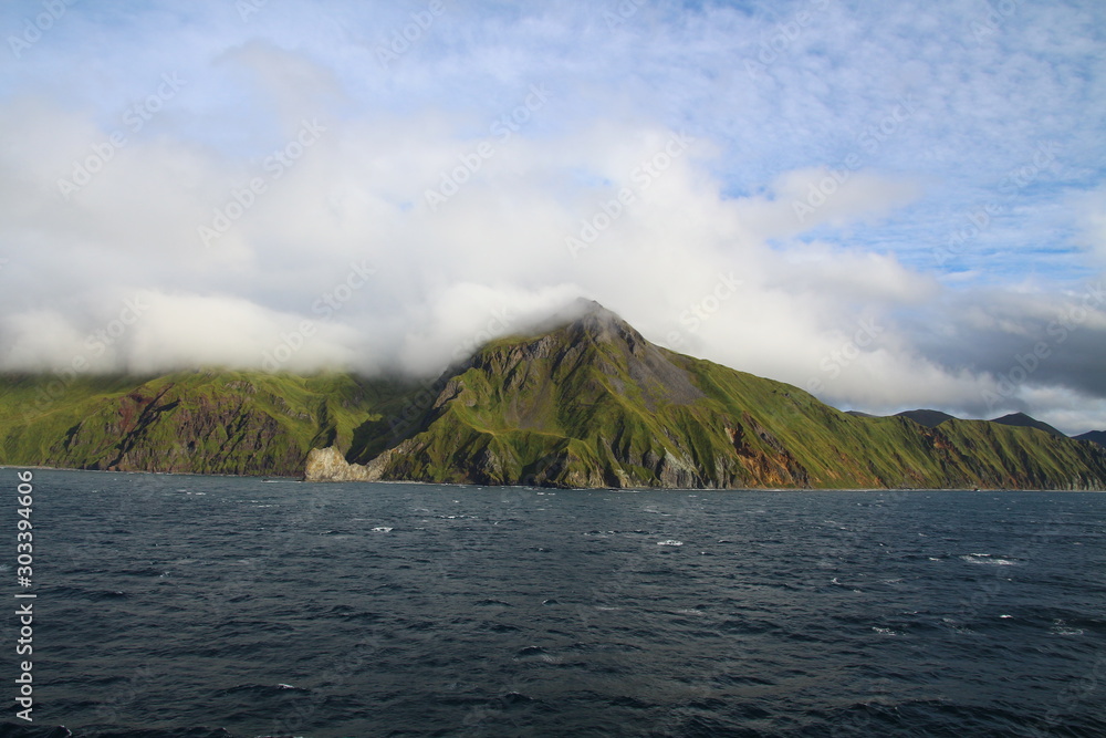 Küste von Unalaska Island-Aleuten
