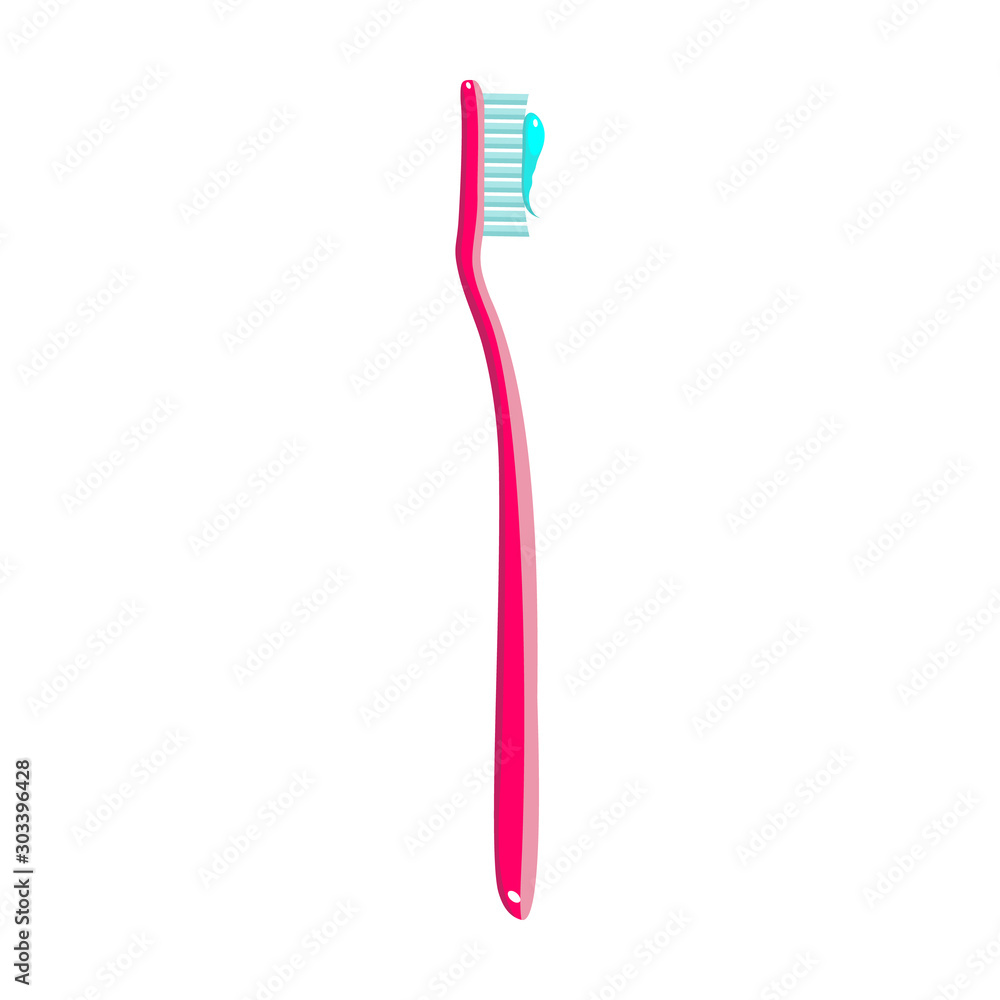 Tooth brush vector icon.Cartoon vector icon isolated on white background tooth brush . Tooth brush vector icon.Cartoon vector icon isolated on white background tooth brush .