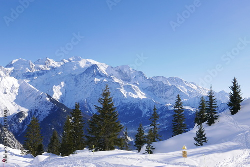 holiday at the foot of Mont Blanc, France