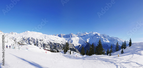 holiday at the foot of Mont Blanc, France