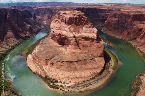 Horseshoe bend on the Colorado river