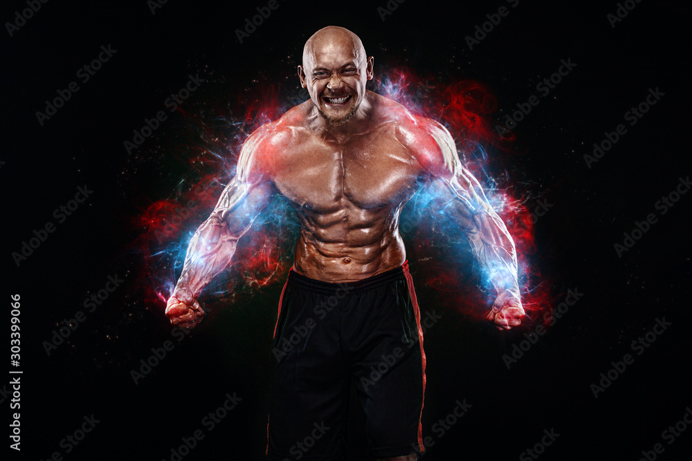 Fotografie Bodybuilding competitions on the scene