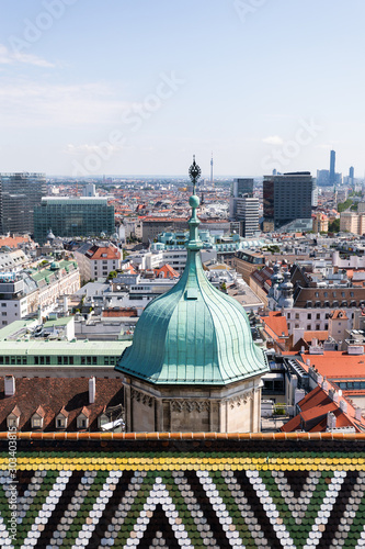 Photography Vienna skyline panorama, Austria