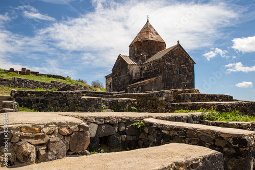 Sevanavank Monastery on Lake Sevan , Armenia