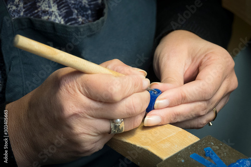 lost wax method making jewels