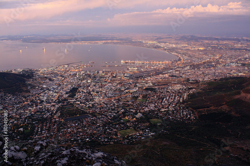 Cape Town city lights