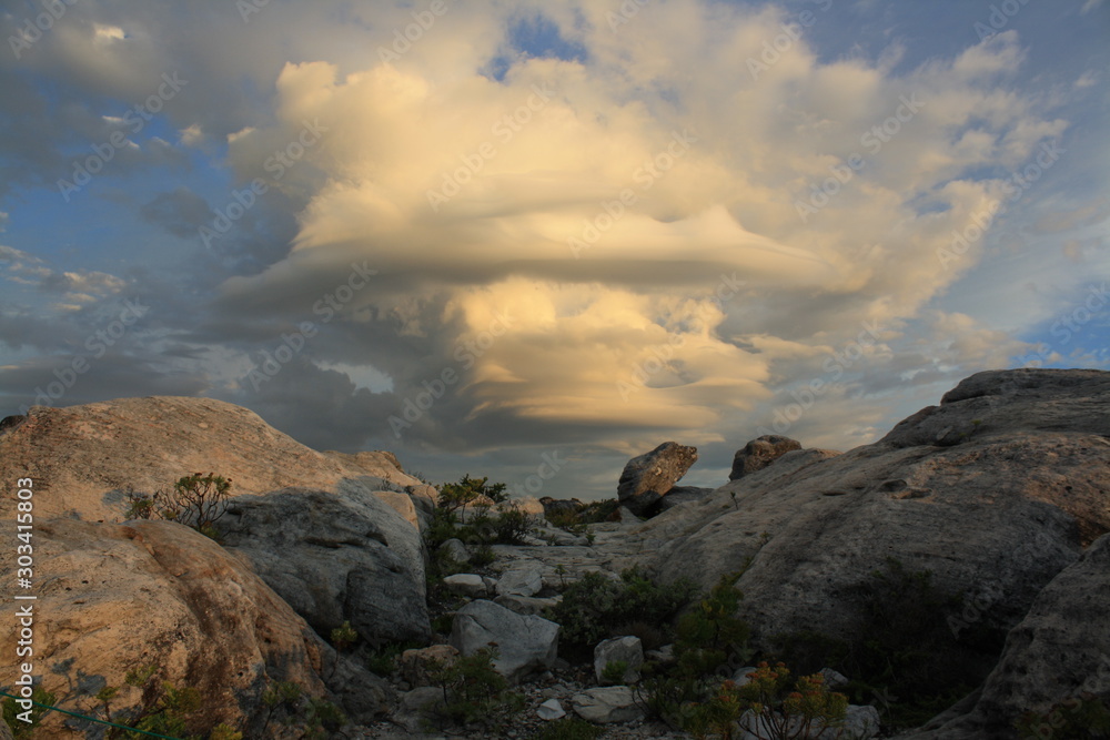 Clouds in Cape Town