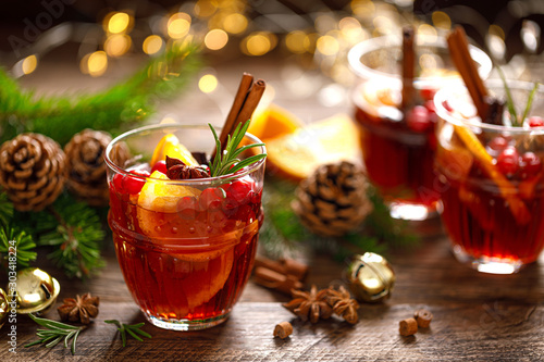 Sticker Christmas mulled wine