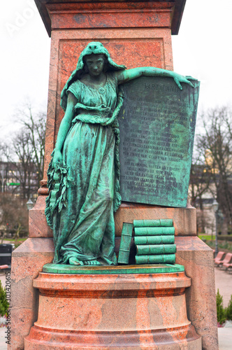 Helsinki city sculpture. photo