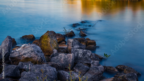 stones in the water