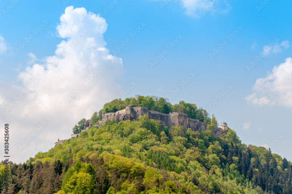 Festung & Stadt Königstein - Sachsen, Elbe, Dresden, Pirna, 