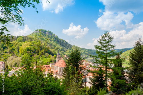 Festung   Stadt K  nigstein - Sachsen  Elbe  Dresden  Pirna  