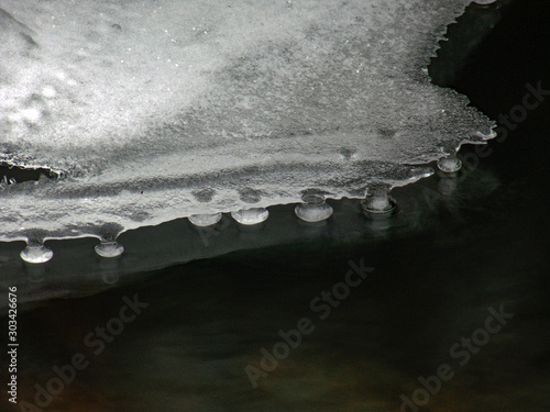 icicles on a background, stockholm, sweden