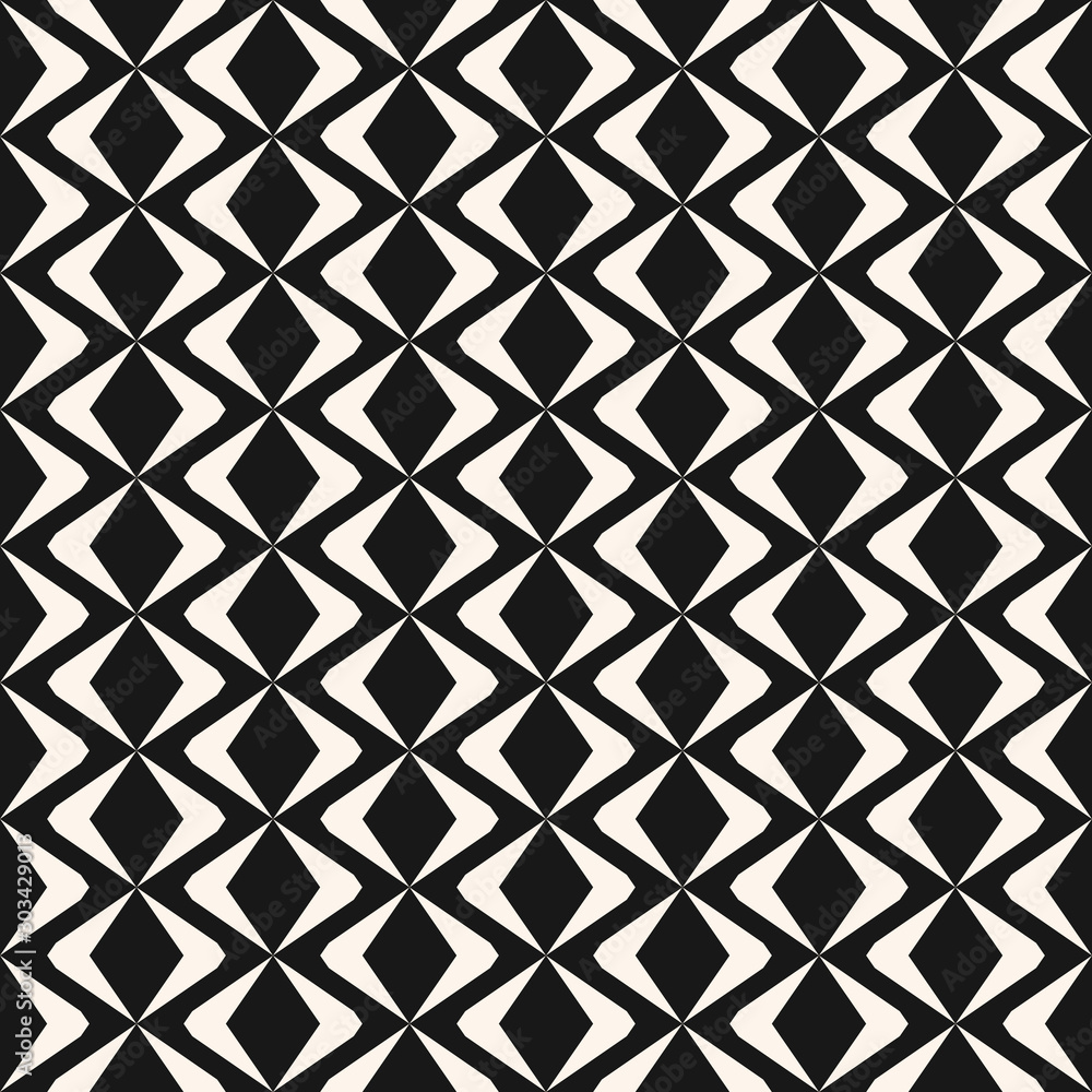 Vector geometric seamless pattern with rhombuses, diamond shapes, mesh, lattice Vector geometric seamless pattern with rhombuses, diamond shapes, mesh, lattice