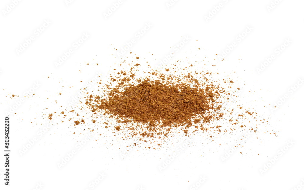 Garam Masala spice isolated on white background. Indian spice mix. Garam Masala spice isolated on white background. Indian spice mix.