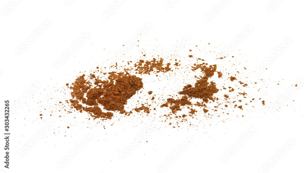 Garam Masala spice isolated on white background. Indian spice mix. Garam Masala spice isolated on white background. Indian spice mix.