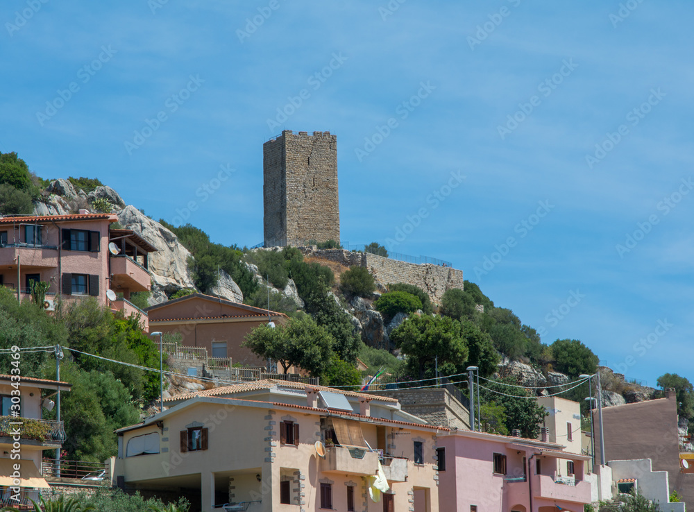 view of the town in sardinia