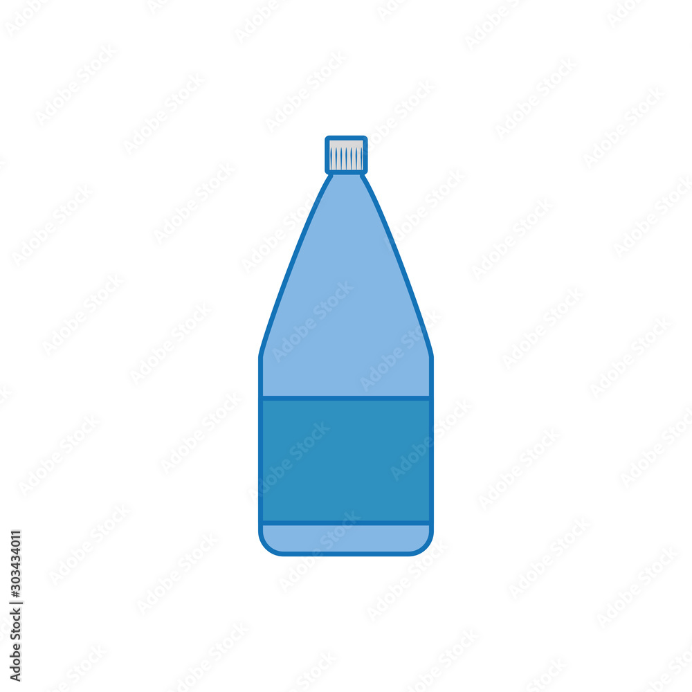 bottle plastic fill icon blue bottle plastic fill icon blue