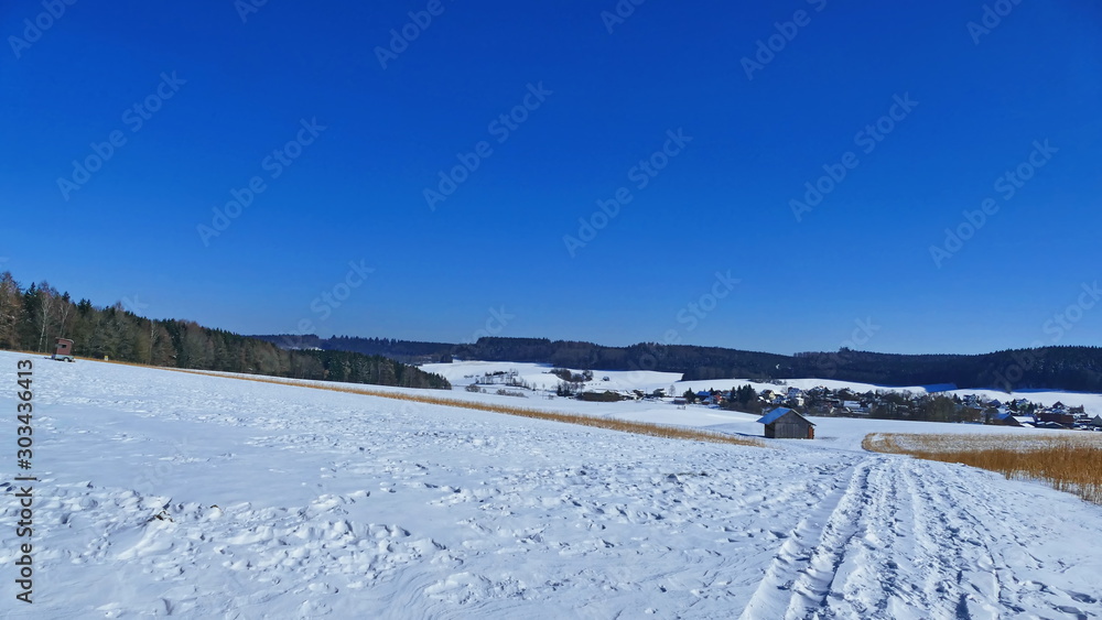 Winter, landscape,snow, bavarinan landscape, 