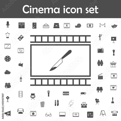 Detective icon. Cinema icons universal set for web and mobile