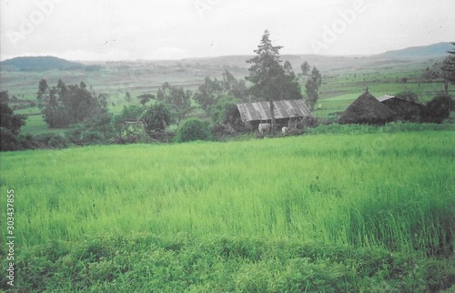 Ethiopian countryside during the rainy seaons