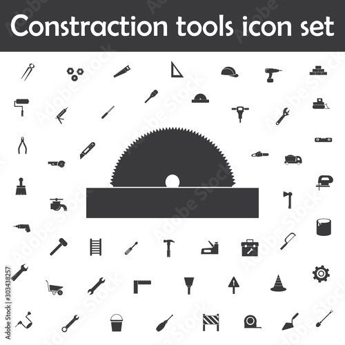 Conveyor rule icon. Constraction tools icons universal set for web and mobile