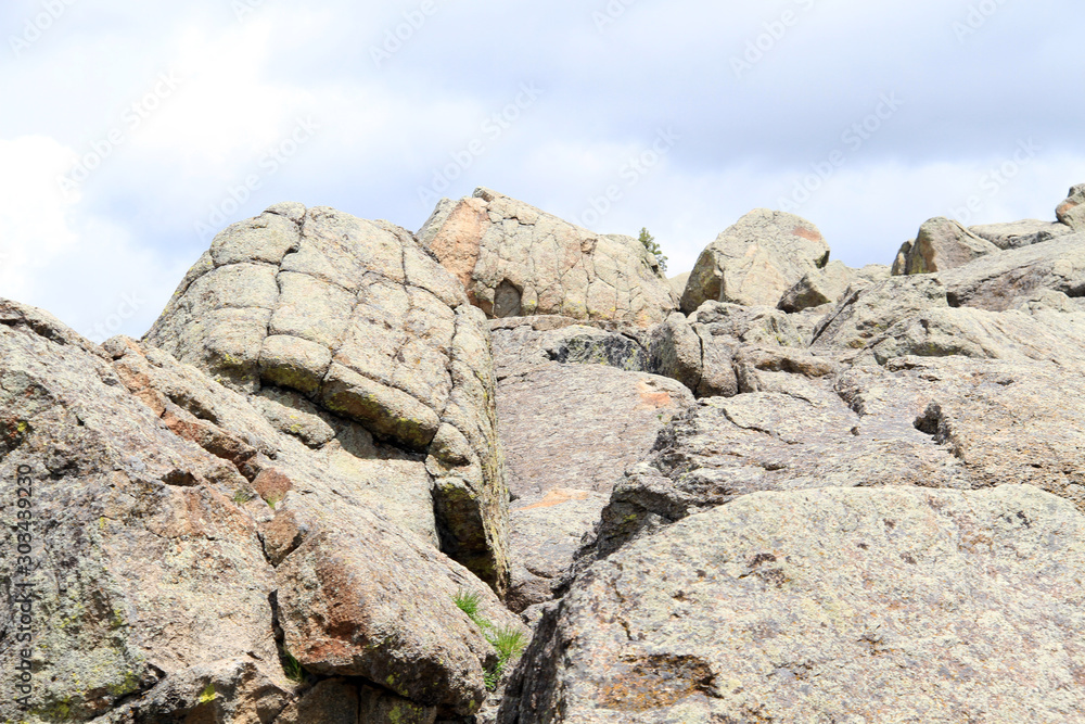 Boulders at the base of Devils Tower Boulders at the base of Devils Tower