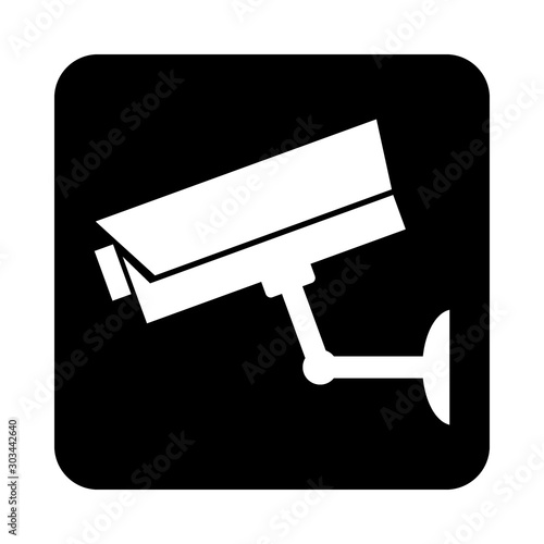 Surveillance camera icon.