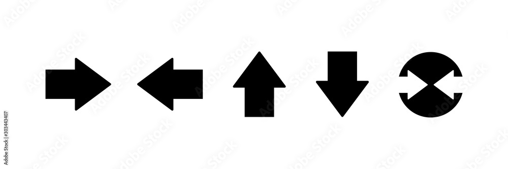 Set of black isolated vector arrows. Vector arrow collection. Arrow icon. Set of black isolated vector arrows. Vector arrow collection. Arrow icon.