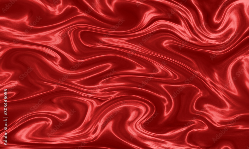 Fototapeta premium Abstract background luxury red cloth or liquid wave