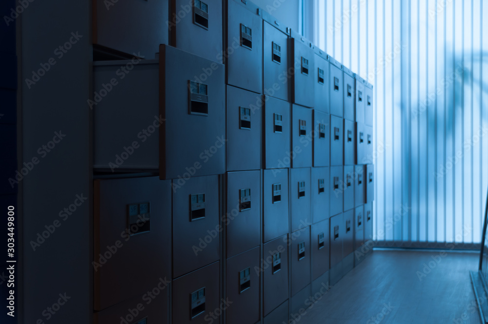 Filing cabinet at office Filing cabinet at office