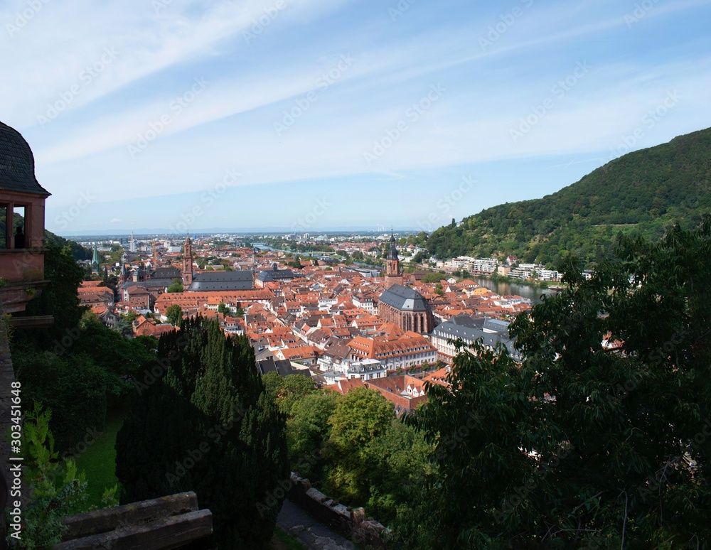 View of Heidelberg City Germany