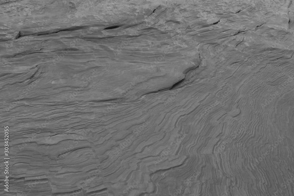 Abstract rock swirls petrified landscape