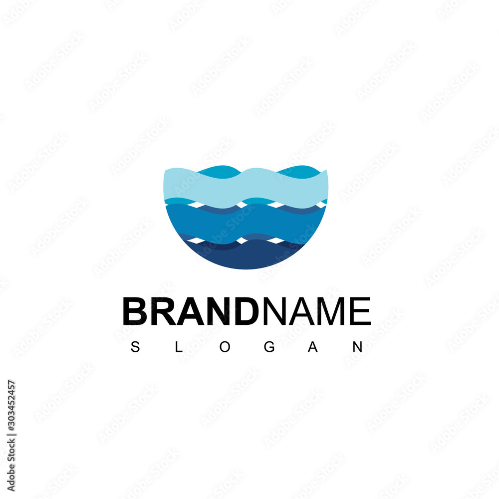 Wave Logo Design Vector Wave Logo Design Vector