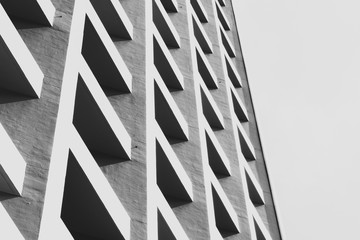 Modern Architecture, image on black and white