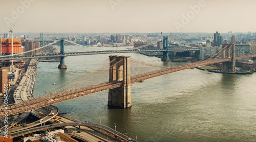 Manhattan and Brooklyn Bridges