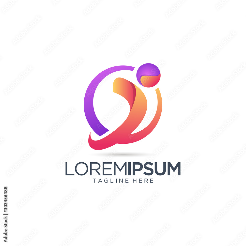 Abstract People Jump Letter J Logo Design Vector Template1 Abstract People Jump Letter J Logo Design Vector Template1