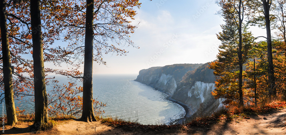 Εκτύπωση καμβά Stubbenkammer, Kreidefelsen, Nationalpark Jasmund, Insel Rügen