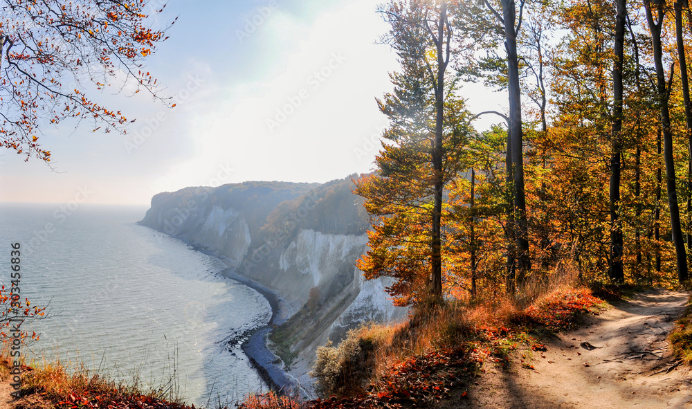 Εκτύπωση καμβά Stubbenkammer, Kreidefelsen, Nationalpark Jasmund, Insel Rügen