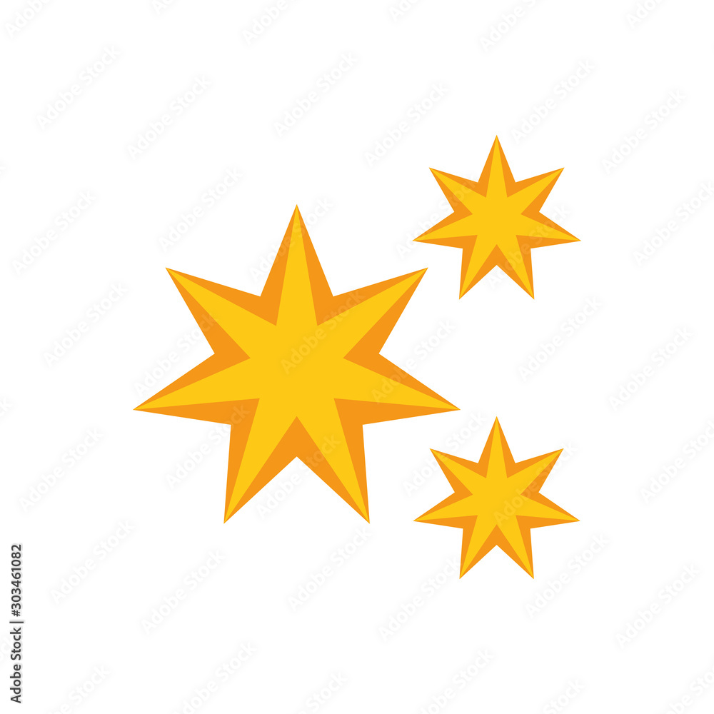 stars astrology moon flat icon image