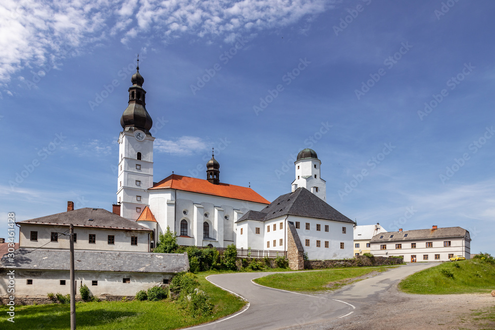 st Michael church, town Branna, Jeseniky mountains, Czech republic