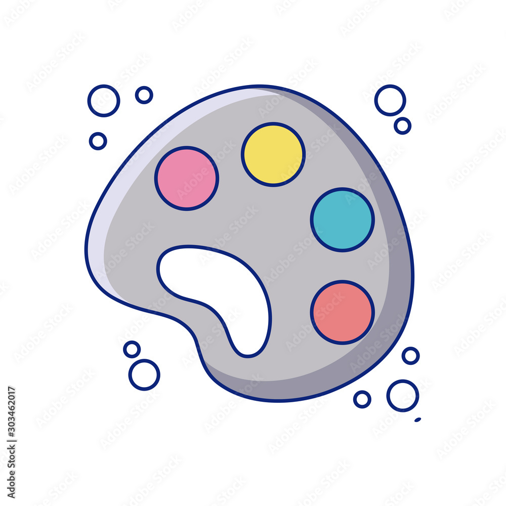 school palette paints detail style icon school palette paints detail style icon