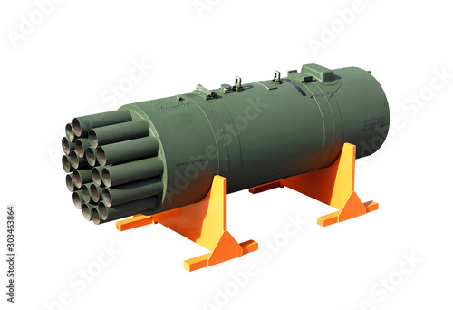 Special launcher for unguided aircraft missiles