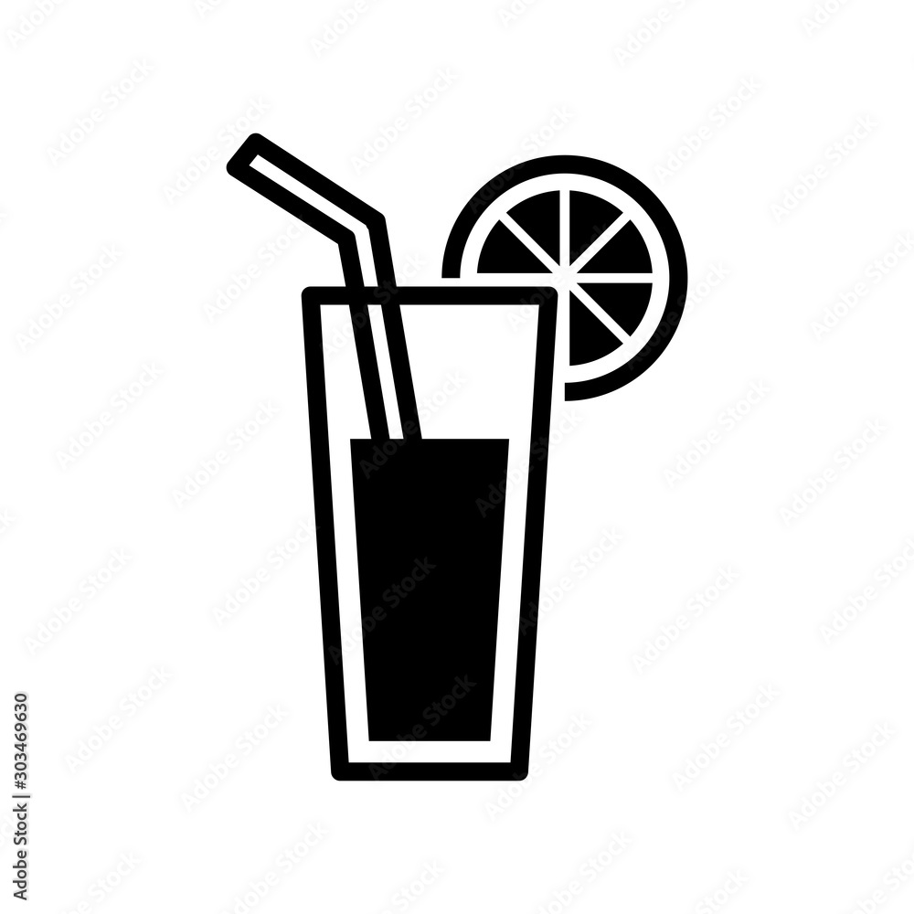 Drink Icon Vector Simple Design Drink Icon Vector Simple Design